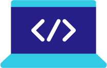 Dual-tone icon representing a secure HTTP or website connection with a browser window
