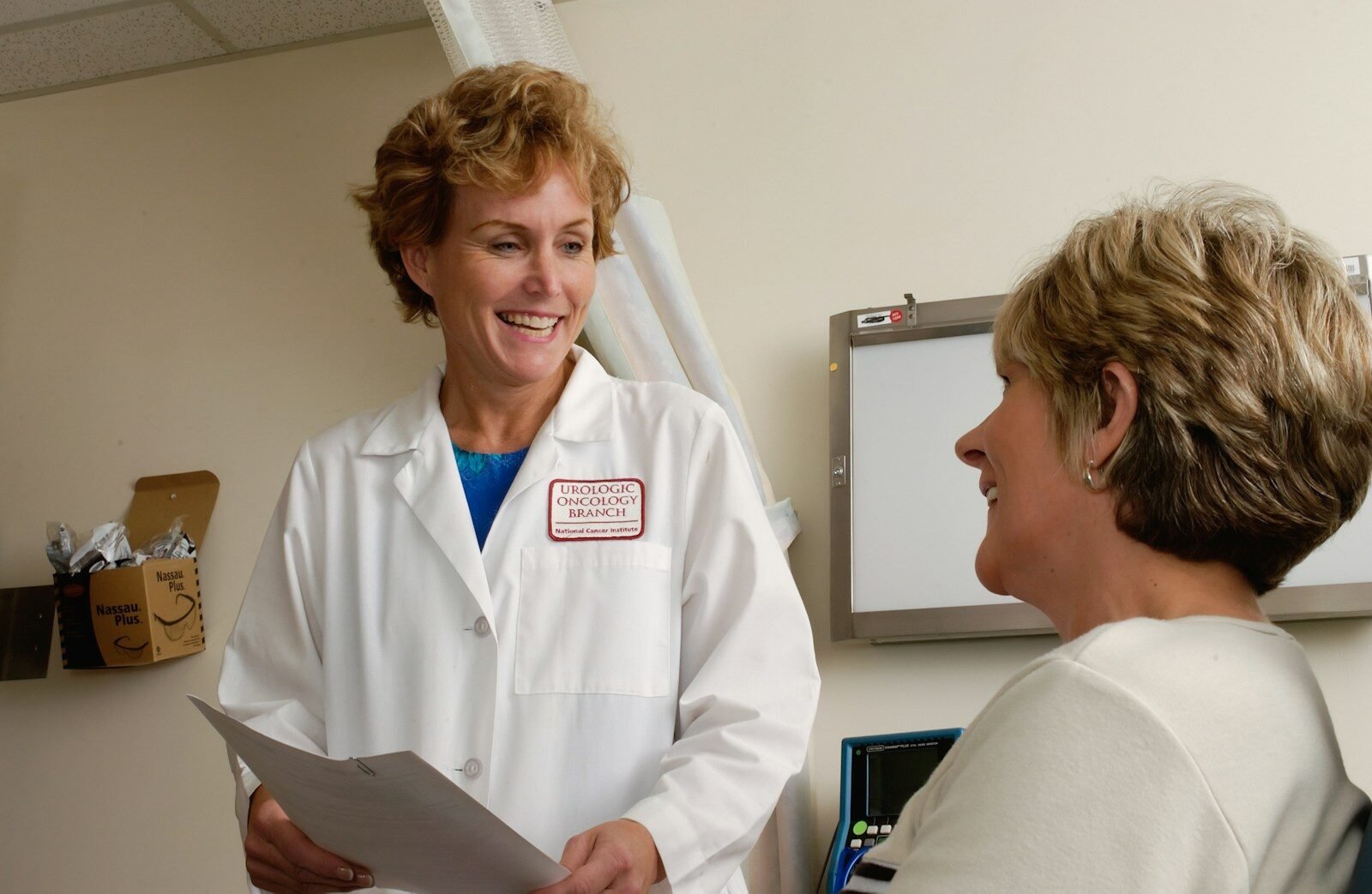 Doctor talking to patient in Brisbane